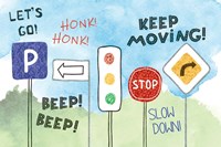 Road Signs Fine Art Print