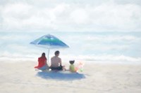 Family Beach Day Fine Art Print