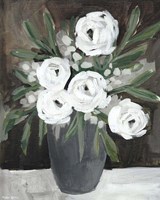 Floral Brown Fine Art Print