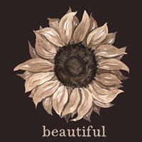 Beautiful Sunflower Fine Art Print