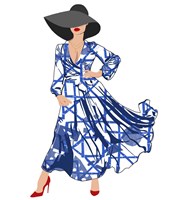 Standing Out In Blue Fine Art Print