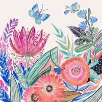 Spring Flower Garden IV Fine Art Print