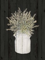 Herbs on Black I Fine Art Print