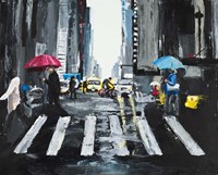 NYC in the Rain Fine Art Print