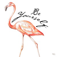 Be Different Flamingo II Fine Art Print