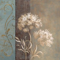 Delicate Beauty in Blue I Framed Print