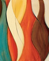 Orange Coalescence I Fine Art Print