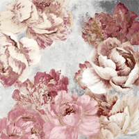 Florals in Pink and Cream Fine Art Print