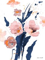 Watercolor Pink Poppies I Fine Art Print