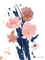Watercolor Pink Poppies II Fine Art Print