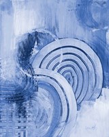 Beyond Indigo Vertical Fine Art Print