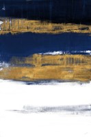 Midnight Gold Rain II Framed Print