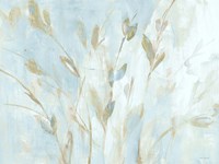 Soft Misty Leaves Fine Art Print