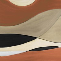 Coalescence Neutral Square III Framed Print