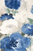 Blue Flower Power I Fine Art Print