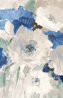 Blue Flower Power II Framed Print