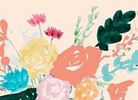 Bright Bursting Floral Fine Art Print