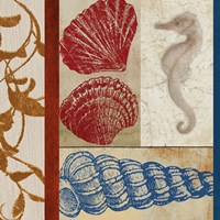 Nautical Surroundings Squares II Framed Print