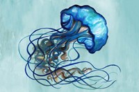 Watercolor Jellyfish Fine Art Print