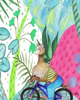 What A Wild Llama Ride Fine Art Print