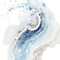 Scrambled Blue River Fine Art Print