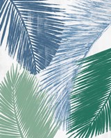 Baru Palm Collage II Framed Print