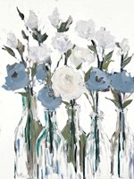 Blue Romantic Blossoms Fine Art Print