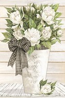 White Peonies Fine Art Print