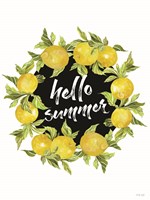 Hello Summer Lemons Fine Art Print