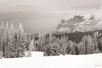 Snowy Lava Mountain Fine Art Print