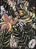 Dark Palms II Framed Print