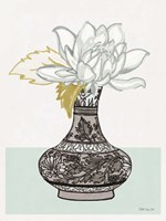 Flower Vase with Pattern I Fine Art Print