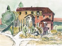 Tuscan Farmhouse Fine Art Print