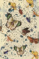 Confetti with Butterflies III Fine Art Print