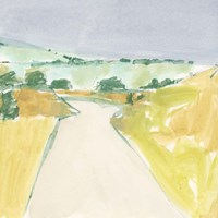 Country Road Sketch II Fine Art Print