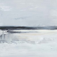 Inky Coastline I Framed Print