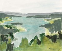 Riverside Sketch II Framed Print