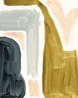 Brushy Shapes IV Fine Art Print