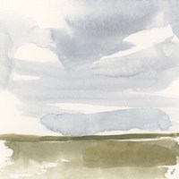 Open Field Sketch I Framed Print