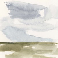 Open Field Sketch II Framed Print