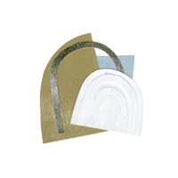 Mod Rainbow Collage II Fine Art Print