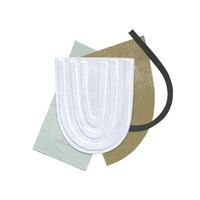 Mod Rainbow Collage III Framed Print