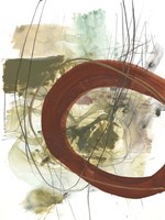 Rusted Loops II Framed Print