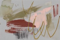 Scribbles & Paint I Framed Print