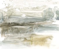 Stark Neutral Landscape I Framed Print