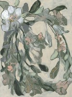 Cascading Bouquet I Framed Print