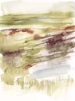 Abstract Flower Horizon II Framed Print