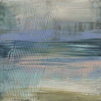 Textured Coastline II Framed Print