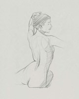 Female Back Sketch II Framed Print