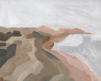 Autumn Coastline I Framed Print